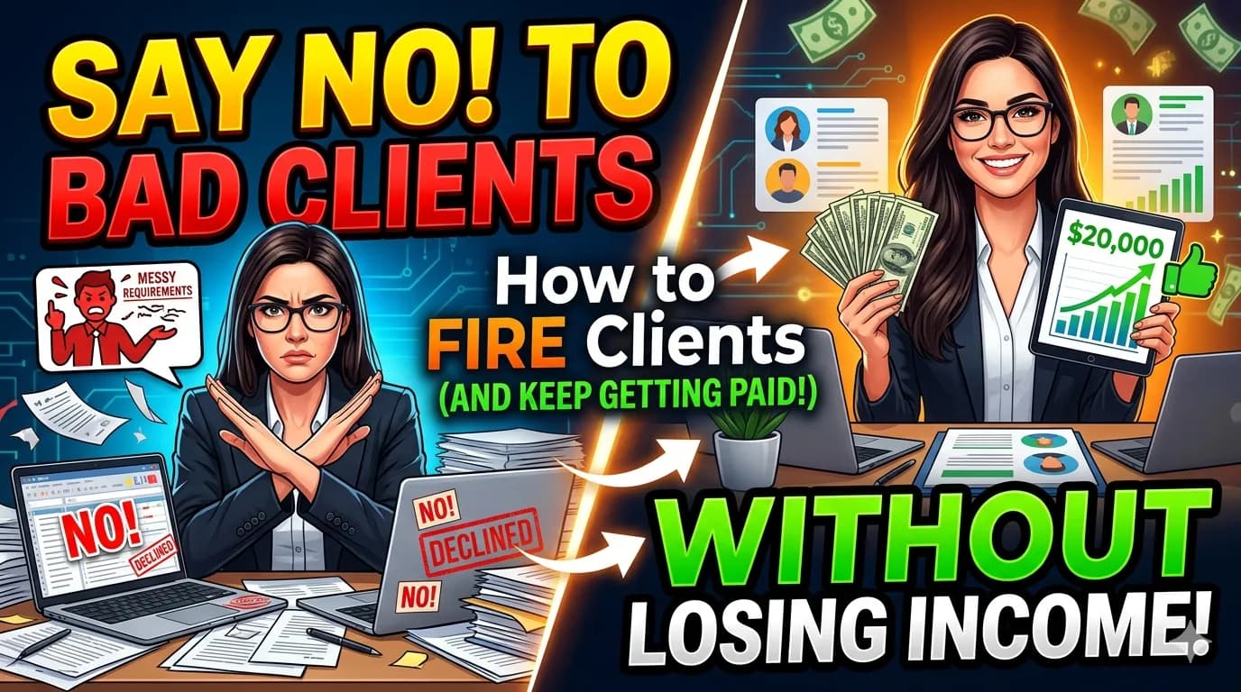 How to Say No to Bad Clients (Without Losing Income)
