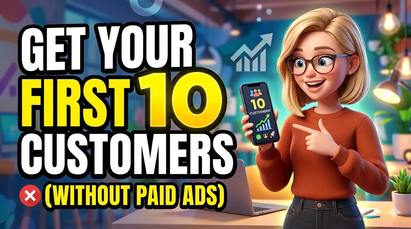How to Get Your First 10 Customers (Without Paid Ads)
