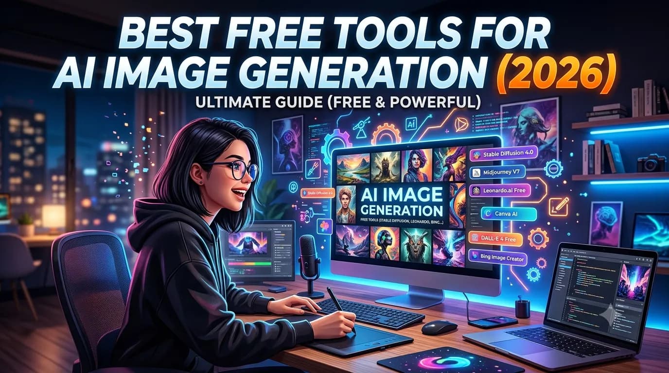 Best Free Tools for AI Image Generation (2026)