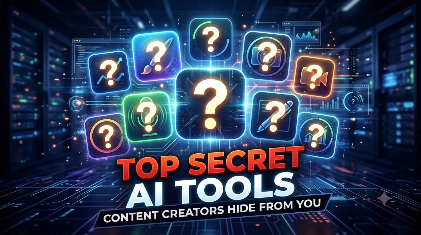 Top Secret AI Tools Content Creators Hide From You