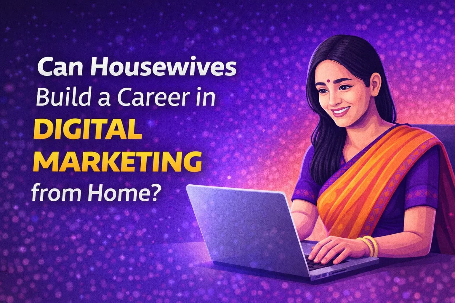 Can Housewives Build a Career in Digital Marketing from Home?