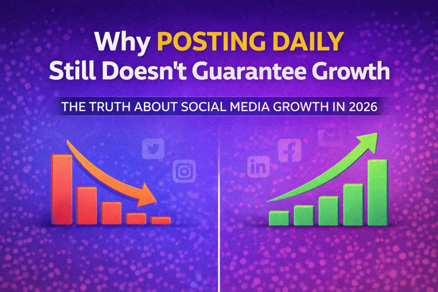Why Posting Daily on Social Media Still Doesn’t Guarantee Growth in 2026