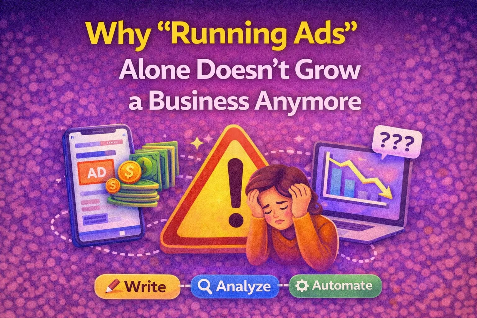 Why “Running Ads” Alone Doesn’t Grow a Business Anymore