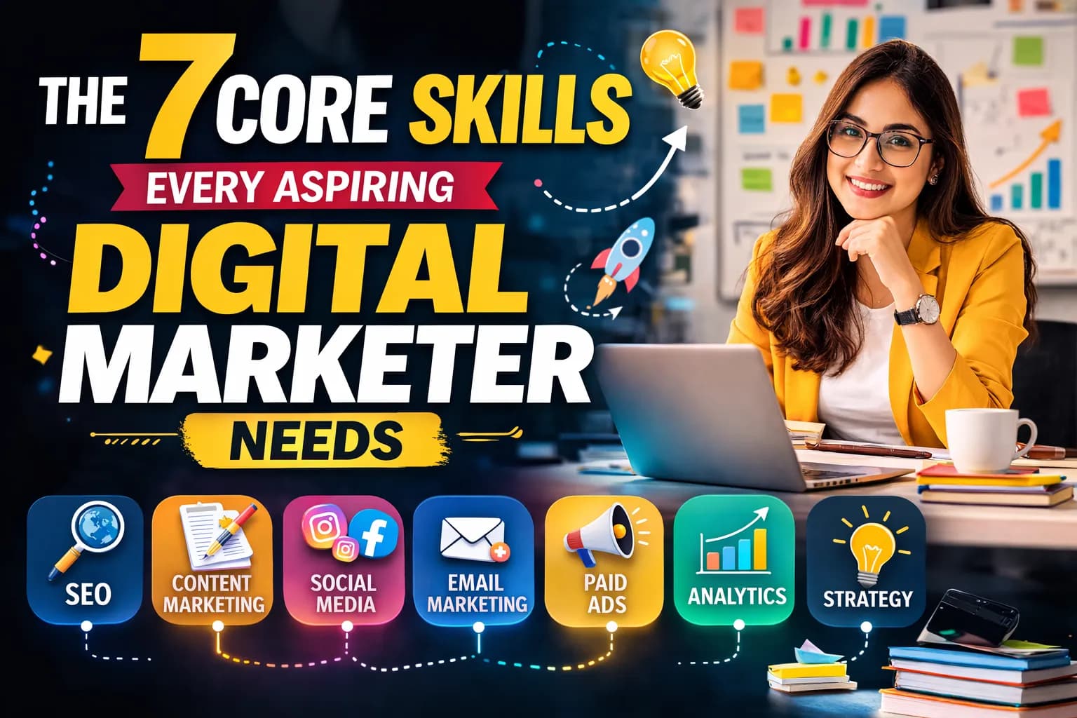 The 7 Core Skills Every Aspiring Digital Marketer Needs