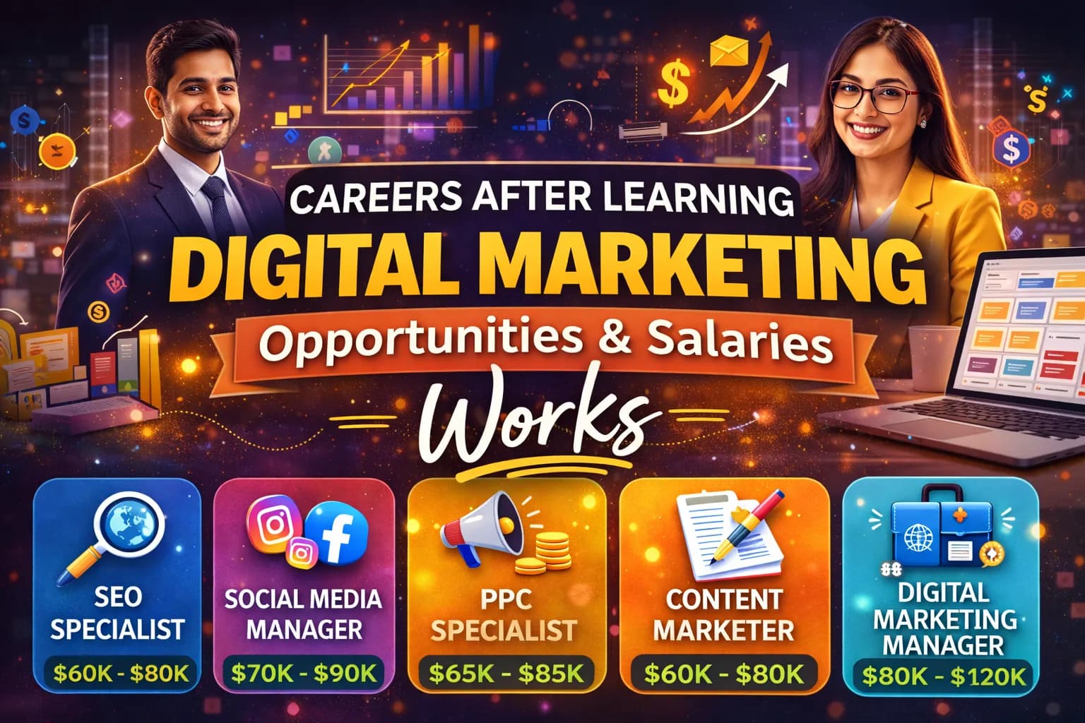 Careers After Learning Digital Marketing: Opportunities & Salaries