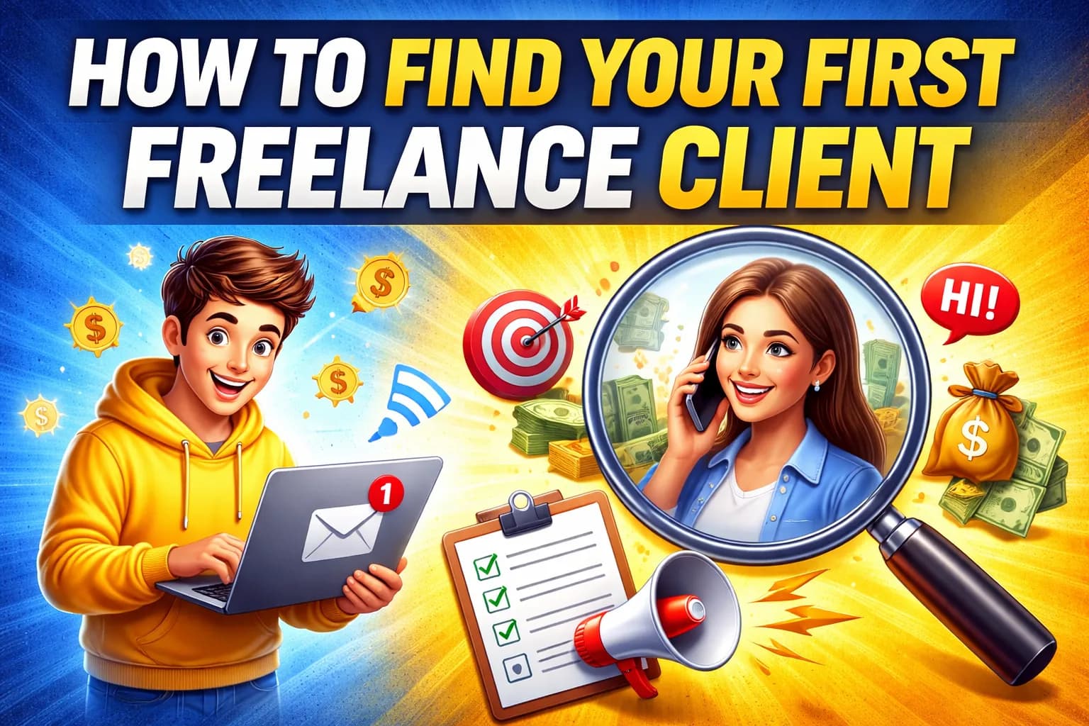 How to Find Your First Freelance Client for Digital Marketing